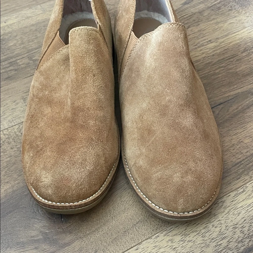 Franco Sarto Sherpa Lined Loafers Size 10